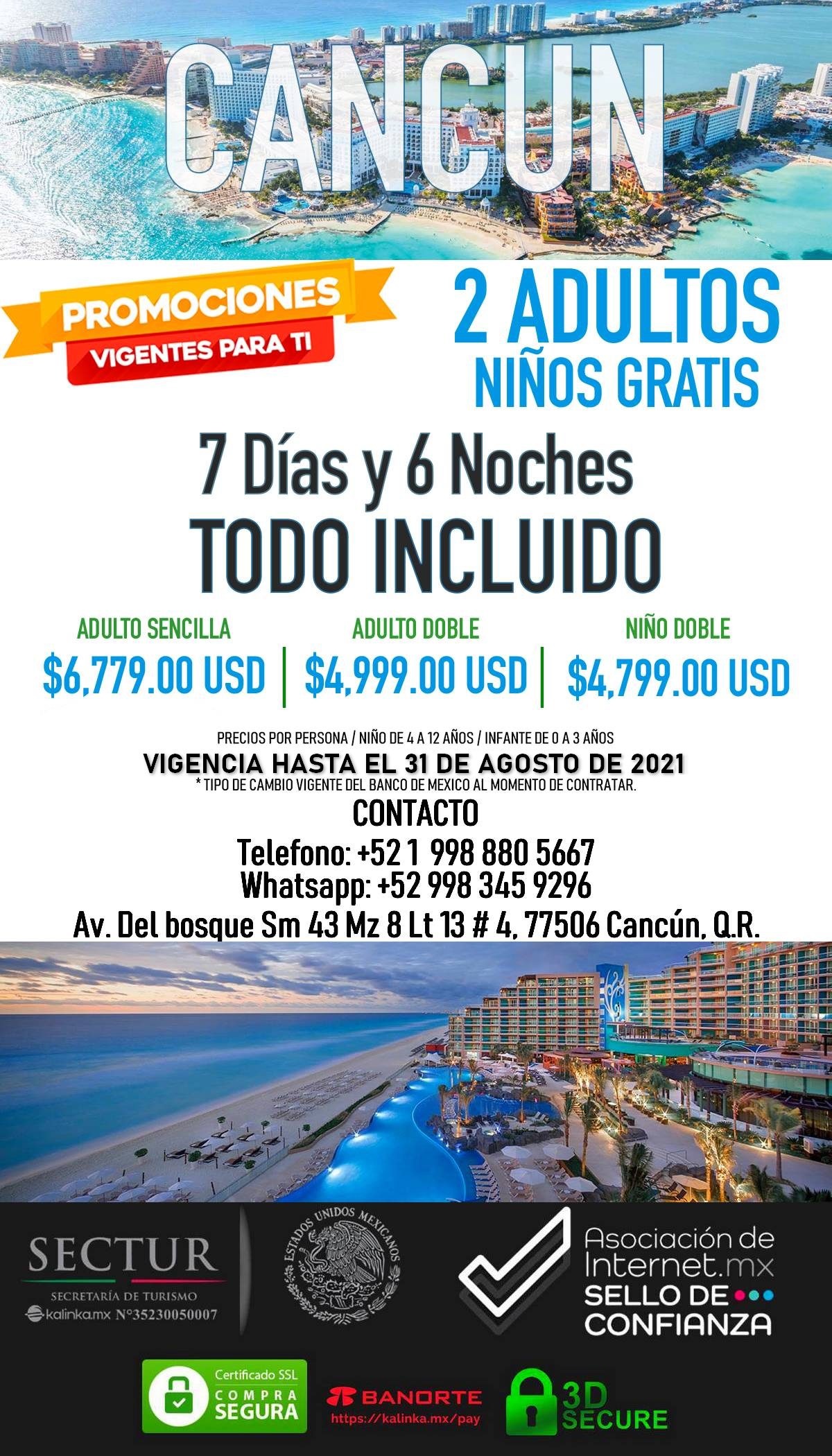 - Paquetes a Cancun | kalinka.mx